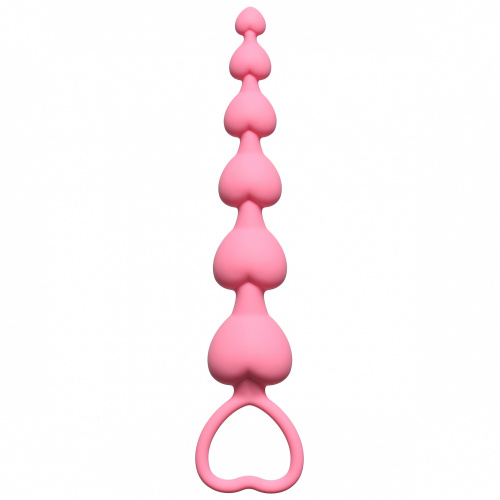 Anal Heart's Beads Pink 4101-01lola