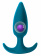 Anal plug with a misplaced centre of gravity Spice it up Delight Aquamarine 8010-03lola