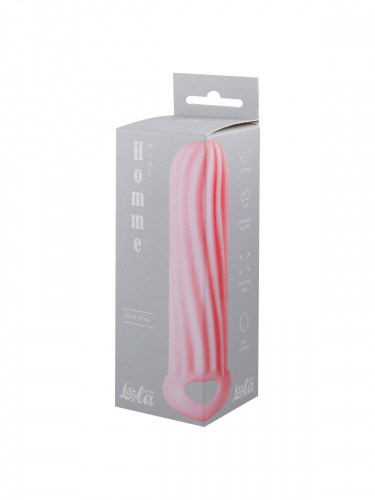 Penis sleeve Homme Wide Pink for 11-15 cm 7007-02lola